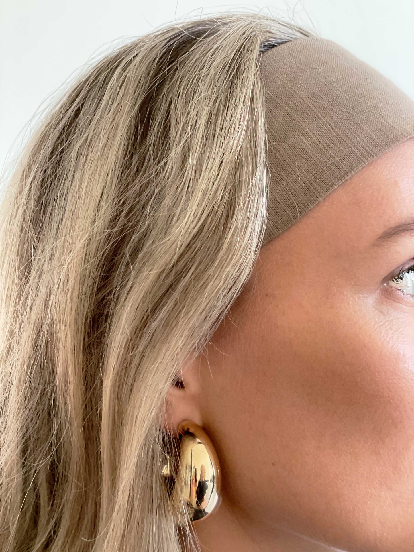 The Linen headband - brown