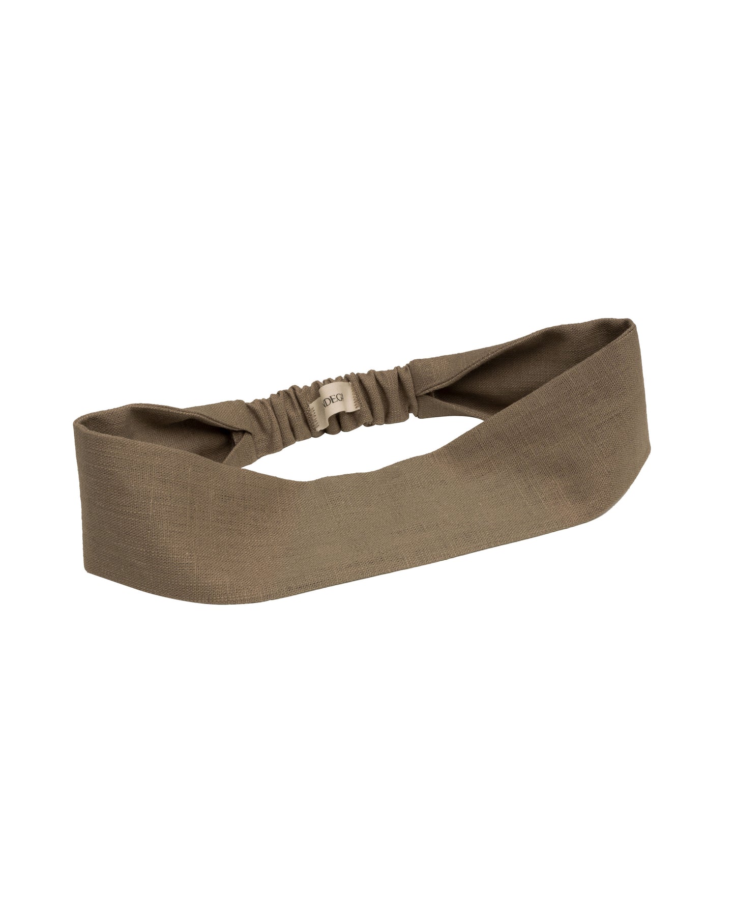 The Linen headband - brown