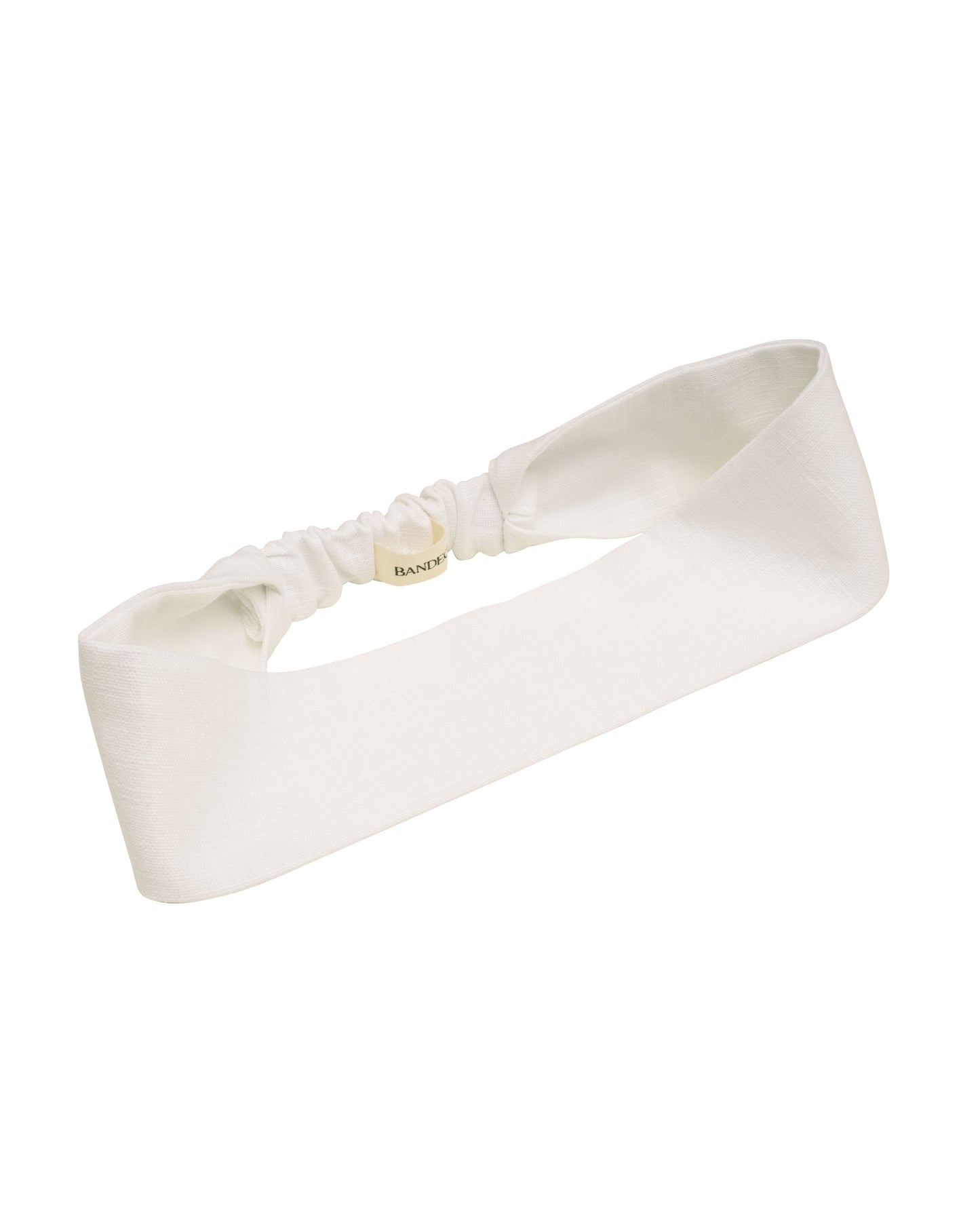 The Linen headband - white